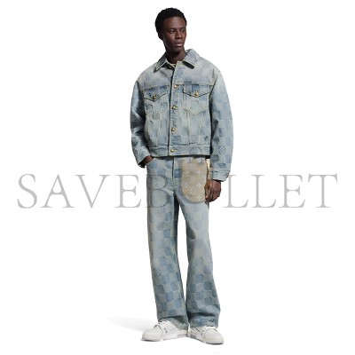 LOUIS VUITTON DAMIER DENIM SKATE PANTS 1AHCOI